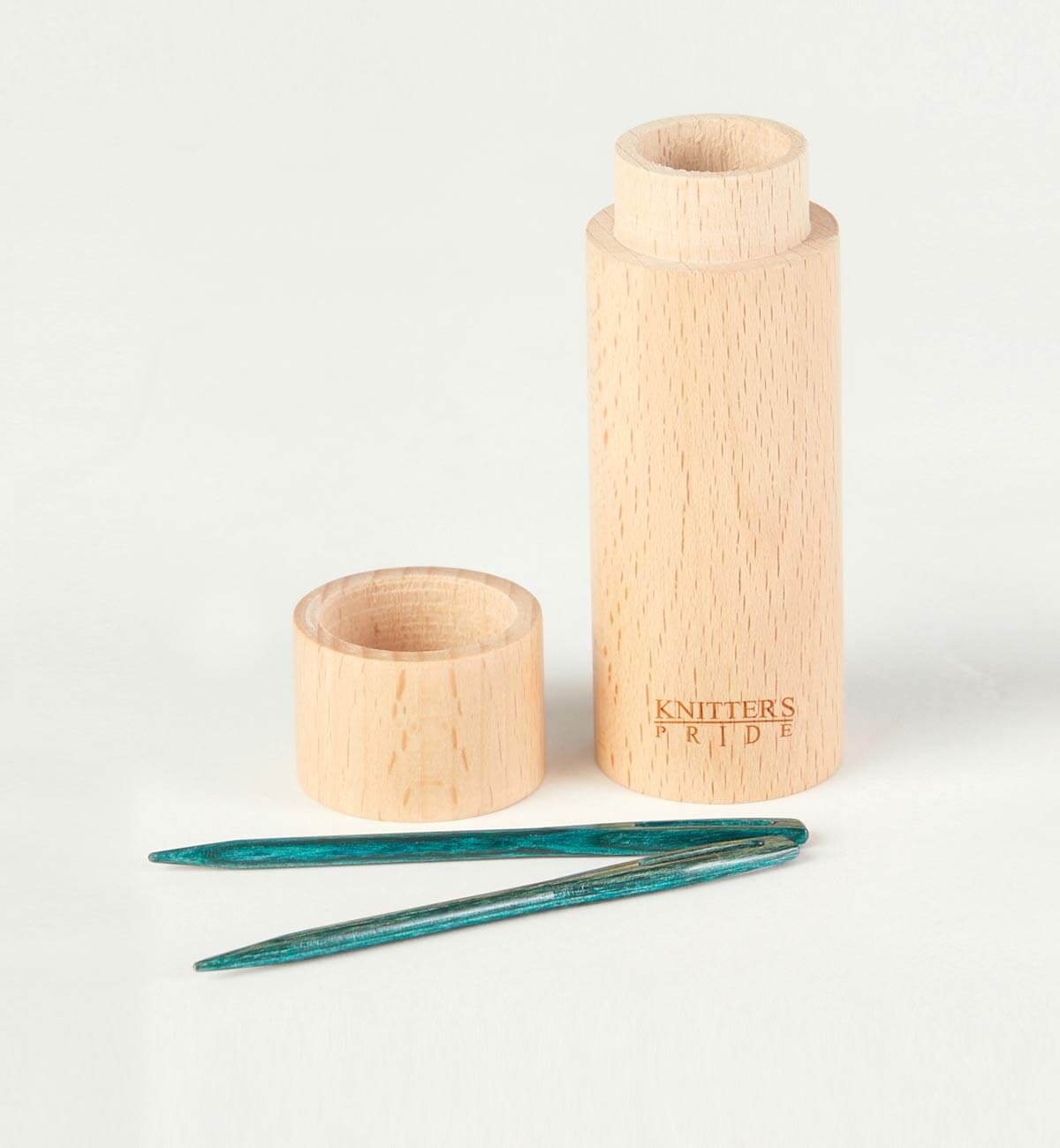 Mindful Collection - Teal Wooden Darning Needles