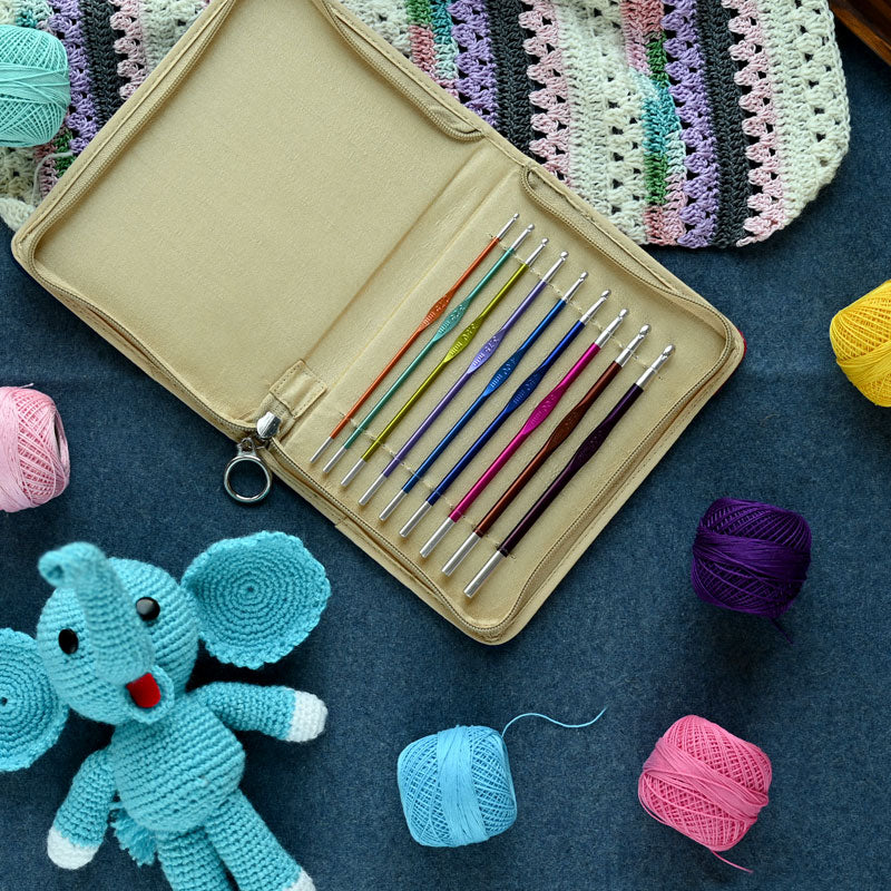 Knitters Pride Zing Single Ended Crochet Hook Set