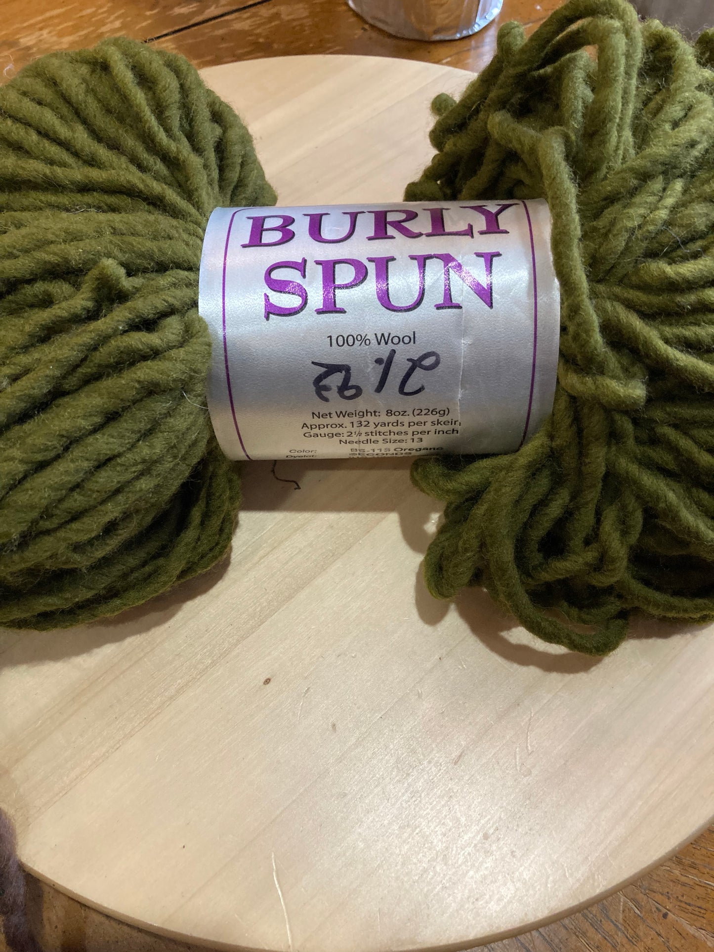 Burly Spun 100% Wool