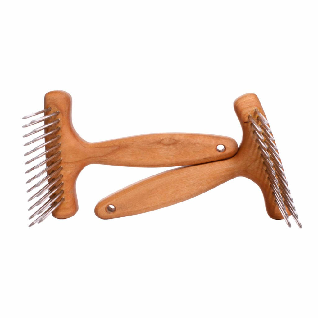Regular Wool Combs- Single or Double Row - Fine or Extra Fine – Bam Fiber  Works