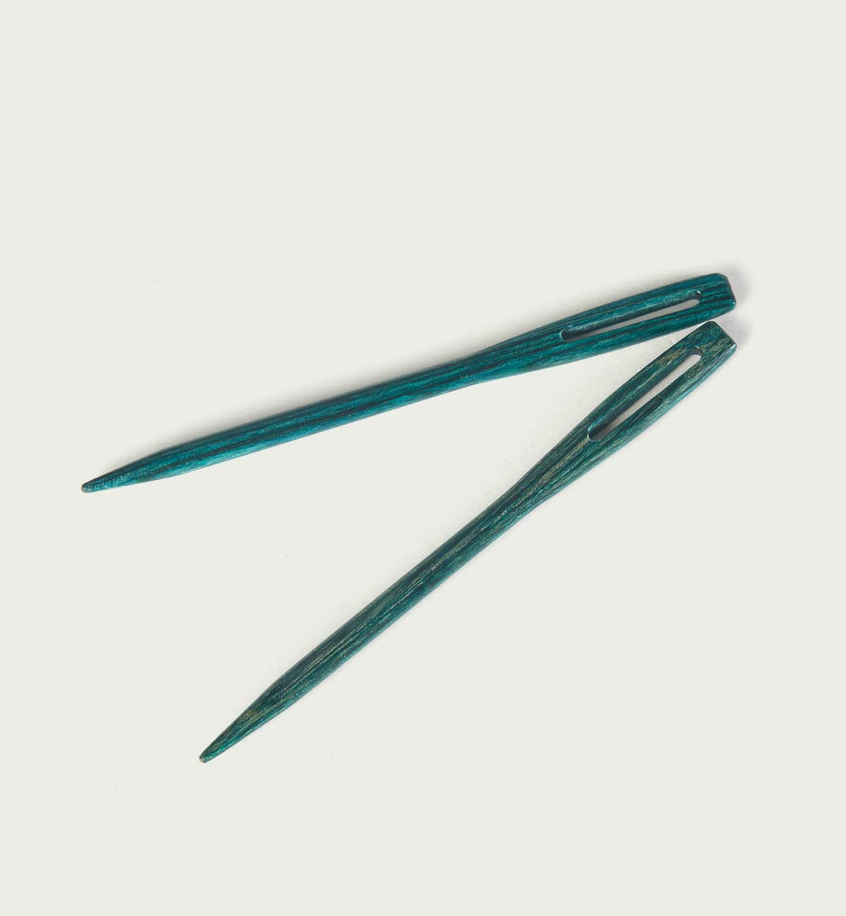 Mindful Collection - Teal Wooden Darning Needles – Susan's Fiber Shop